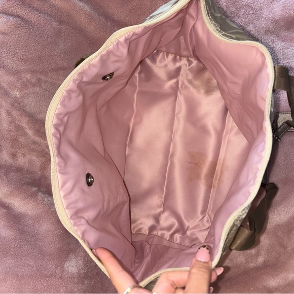 Coach Getaway Signature Nylon Tote + Cosmetic Bag - Picture 10 of 16